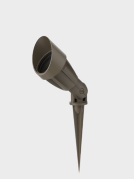 Aqualux Garden Spike Light Aged Brass